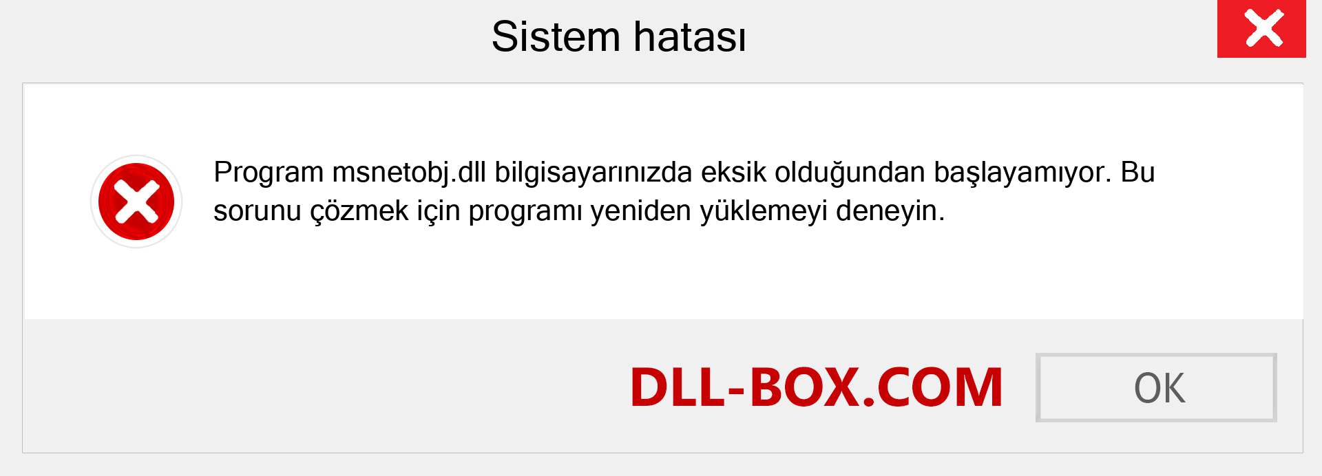 msnetobj.dll dosyası eksik mi? Windows 7, 8, 10 için İndirin - Windows'ta msnetobj dll Eksik Hatasını Düzeltin, fotoğraflar, resimler